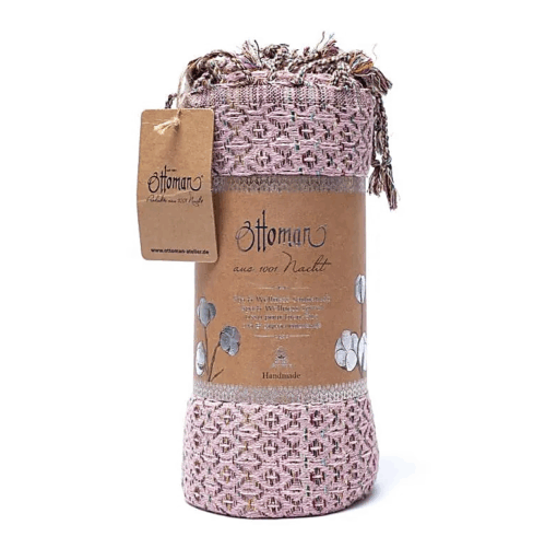 Toalla para Yoga Ottoman para hamam Rosa antigua
