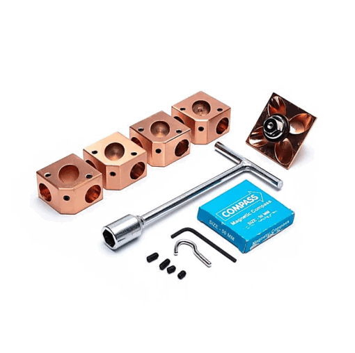 Kit para pirámide de meditación de cobre sin tubos