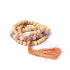 Mala tulsi con thulita/cuarzo rosa calidad AA en bolsita