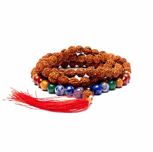 Mala Chakra de Rudraksha 108 cuentas