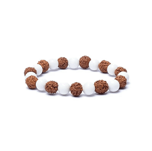 Pulsera rudraksha / concha