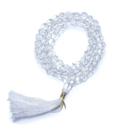 Mala de cristal de roca calidad AA Grande +bolsa