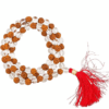 Mala cristal de roca/rudraksha calidad AA + bolsa