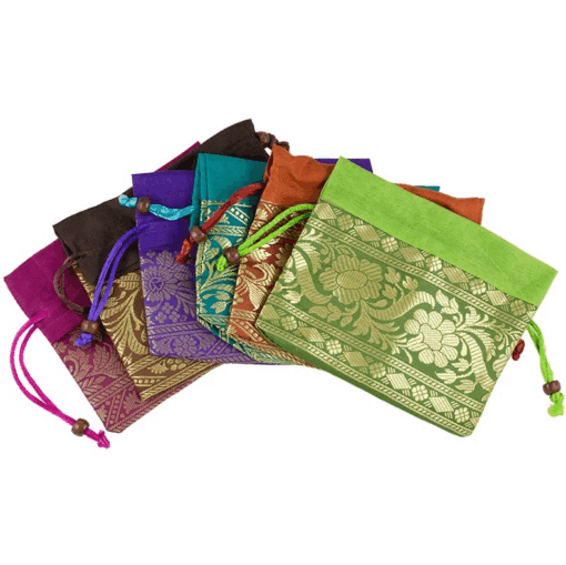 Mala cristal de roca/rudraksha calidad AA + bolsa