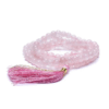 Mala para Yoga cuarzo rosa calidad AA 108 cuentas +bolsa
