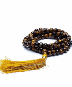Mala para Yoga ojo de tigre calidad AA-108 cuentas + bolsa