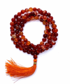 Mala para Yoga cornalina 108 cuentas