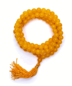 Mala para Yoga cuarzo dorado calidad AA 108 cuentas