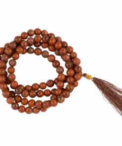 Mala para Yoga jaspe rojo 108 cuentas