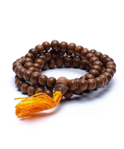 Mala para Yoga madera sándalo 108 cuentas