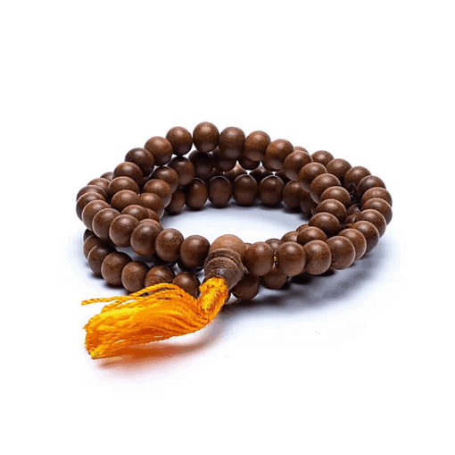 Mala para Yoga madera sándalo 108 cuentas