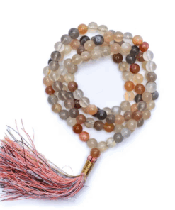 Mala para Yoga de piedra de luna calidad AA 108 cuentas + bolsa