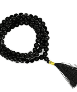 Mala para Yoga Mala Turmalina negra Grande calidad AA 108 cuentas + bolsa