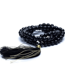 Mala para Yoga de Shungite calidad AA 108 cuentas + bolsa
