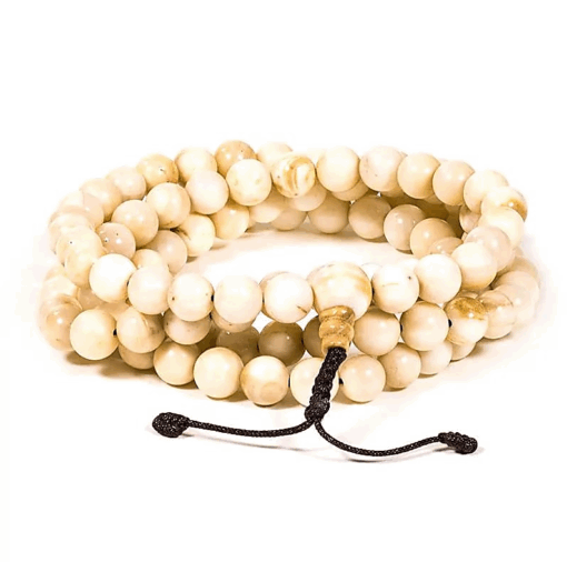 Mala para Yoga de concha natural 108 cuentas