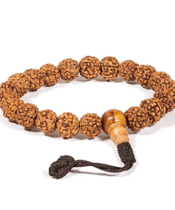 Mala / Pulsera para Yoga de rudraksha 21 cuentas regulable 3 Unidades