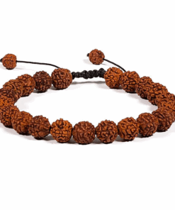 Mala / Pulsera para Yoga de rudraksha 21 cuentas ajustable 5 Unidades