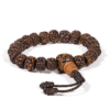 Mala / Pulsera para Yoga de Rudraksha pulido 21 cuentas regulable 4 Unidades