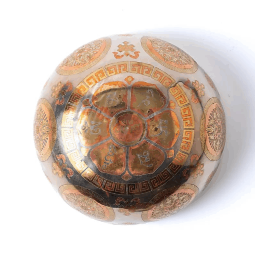 Cuenco Tibetano para Yoga sonoro plateado Buda de la Medicina