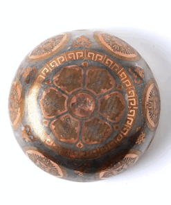 Cuenco Tibetano para Yoga sonoro plateado Buda Vairochana
