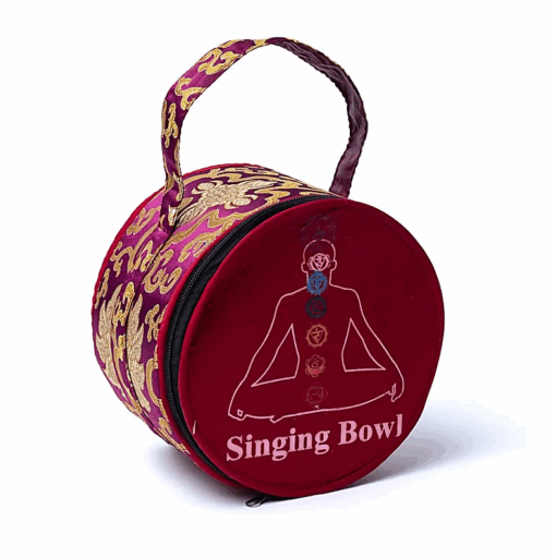Set de cuencos para Yoga cantores Chakra con Ojos de Buda y bolsa 2