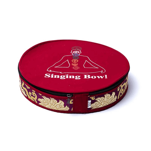 Set de cuencos para Yoga cantores Chakra coloreados con bolsa