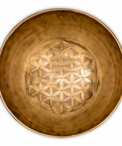 Cuenco Tibetano para Yoga con Flor de la Vida 2