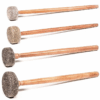 Set de Mazos para Yoga de fieltro para cuenco sonoro tibetano de metal
