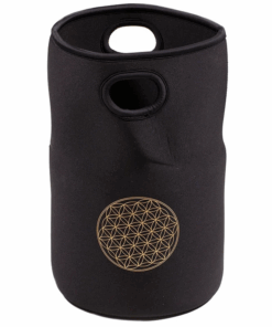 Cuenco tibetano de cristal para Yoga nota FA Flor de la vida + bolsa