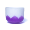 Cuenco tibetano de cristal Loto 7°chakra SI 432Hz Grande