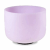 Cuenco tibetano para Yoga de cristal cantador rosa nota C 432 Hz