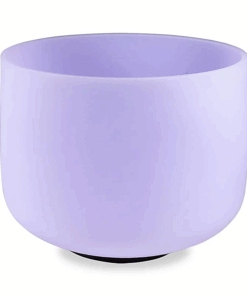 Cuenco tibetano para Yoga de cristal cantador violeta nota C 432 Hz