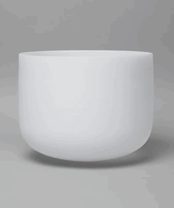 Cuenco tibetano para Yoga de cristal nota LA + bolso 432 Hz - 35 cm