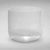 Cuenco tibetano para Yoga de cristal transparente nota LA