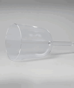 Cuenco tibetano para Yoga de cristal con mango y funda nota LA 20 cm