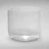 Cuenco tibetano para Yoga de cristal transparente nota SI