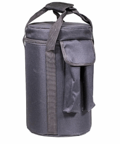 Cuenco tibetano para Yoga de cristal con mango y funda nota SI 17 cm