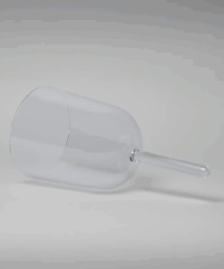 Cuenco tibetano para Yoga de cristal con mango y funda nota DO