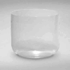 Cuenco tibetano para Yoga de cristal transparente nota RE
