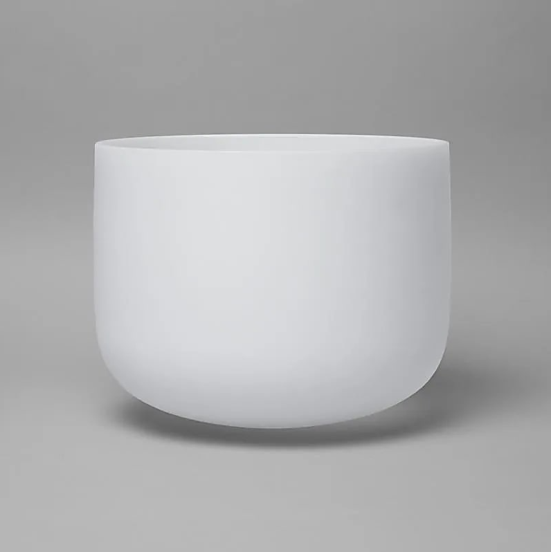 Cuenco tibetano para Yoga de Cuenco cristal nota MI 432 Hz - 35 cm