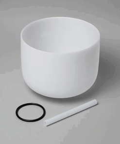 Cuenco tibetano para Yoga de Cuenco cristal nota MI 432 Hz - 35 cm