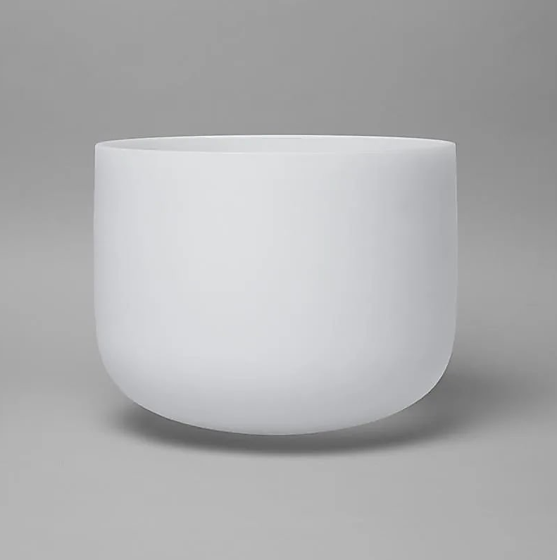 Cuenco tibetano para Yoga de Cuenco cristal nota MI 432 Hz + bolsa - 25 cm