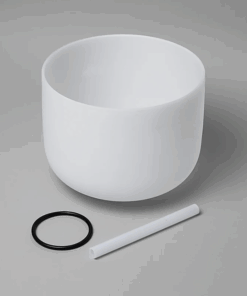 Cuenco tibetano para Yoga de Cuenco cristal nota FA 432 Hz 25 cm