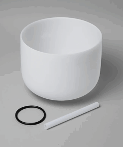 Cuenco tibetano para Yoga de Cuenco cristal nota FA 432 Hz 35 cm