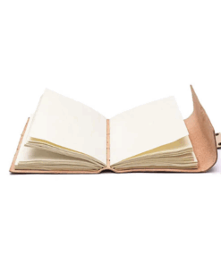 Cuaderno Corazón con funda de cuero sintético para yoga