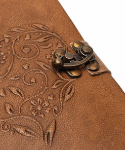 Cuaderno Corazón con funda de cuero sintético para yoga