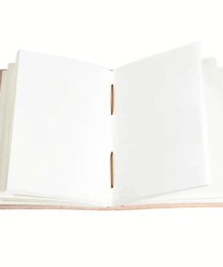 Cuaderno Flor de la vida con funda de cuero sintético para yoga