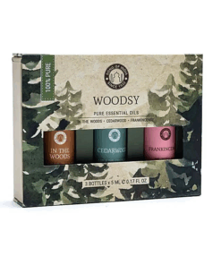 Set de aceites esenciales para aromaterapia Woodsy