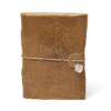 Cuaderno Árbol de la Vida con cristal de roca y cubierta de polipiel