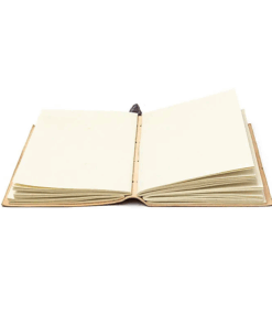 Cuaderno Loto con amatista y cubierta de polipiel para yoga